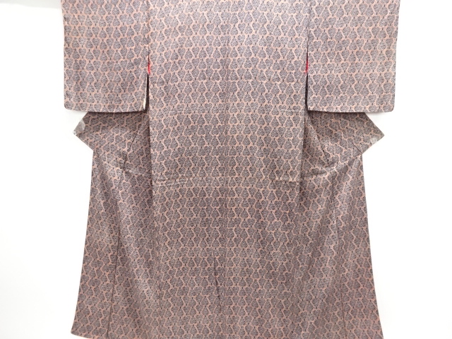JAPANESE KIMONO / ANTIQUE KIMONO / TAISHO ROMAN STYLE / KINSHA / ABSTRACT
